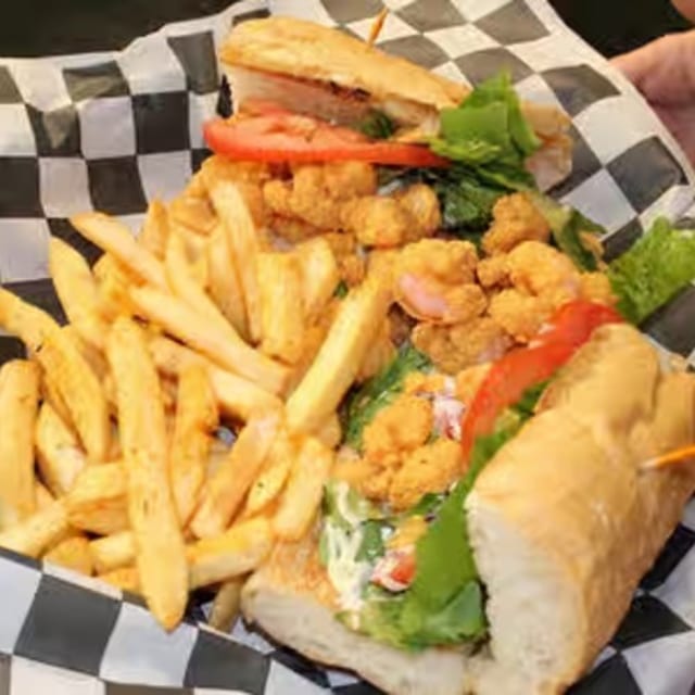 Shrimp Sandwich.